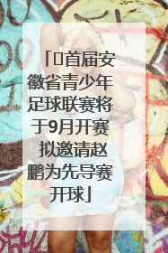 ﻿首届安徽省青少年足球联赛将于9月开赛 拟邀请赵鹏为先导赛开球