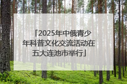 2025年中俄青少年科普文化交流活动在五大连池市举行