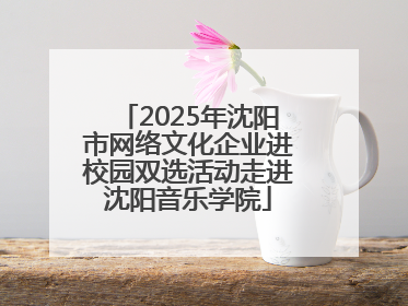 2025年沈阳市网络文化企业进校园双选活动走进沈阳音乐学院