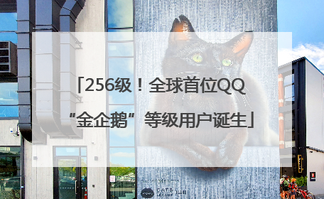 256级！全球首位QQ“金企鹅”等级用户诞生