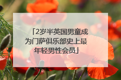 2岁半英国男童成为门萨俱乐部史上最年轻男性会员