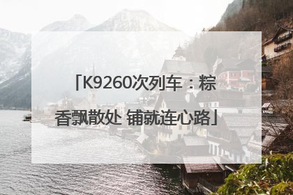 K9260次列车：粽香飘散处 铺就连心路
